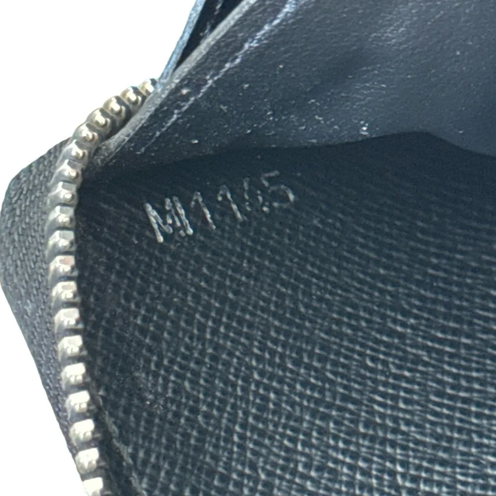 Louis Vuitton Wallet Black Leather